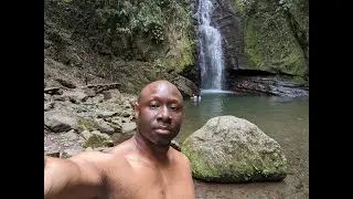 My adventure to Fallen Edge Waterfalls, Saint Andrew, Kingston Jamaica, Bowden Hill with hiking.