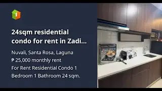 24sqm  residential condo for rent in Zadia, Nuvali, Sta.Rosa, Laguna