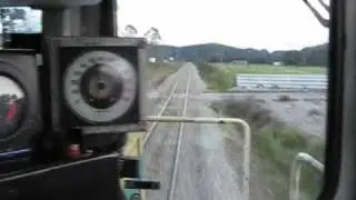 Locomotive Cabride Reefton to Tawhai