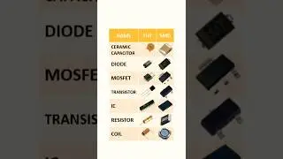 SMD vs THT Components Explained | Surface-Mount vs Through-Hole Electronic Components #shorts