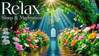 Relaxing Flower Garden Walk | Healing Ambience for Stress Relief & Focus 🌿