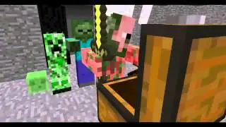 Monster School Combat Minecraft Animation №1