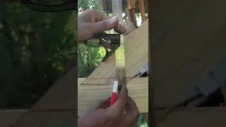 experimenting with making shoe wood joints. #tips #diy #woodworking #tricks