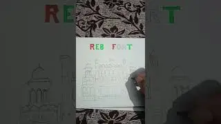 draw of Red fort 🇮🇳