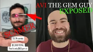 AVI THE GEM GUY is a scamer / exposed