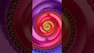 #trippy #shorts #cool Hypnotic Fractal Waves: Techno Trance and Multicolored Animation Extravaganza