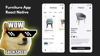 Furniture App - React Native - Speed Code