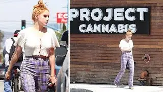 Ariel Winter Shops At Project Cannabis Marijuana Dispensary - EXCLUSIVE!