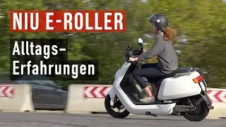 NIU E-Roller im Alltagseinsatz