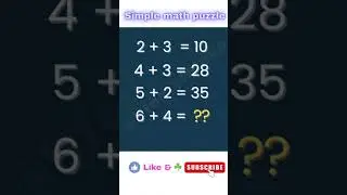 CAN YOU TRY SOLVING IT ?? Let’s test your IQ
