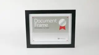8.5X11 Black Document Frame for Certificates, Diplomas, Awards