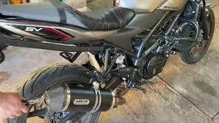 Suzuki SV650 ARROW Race Tech Exhaust Sound