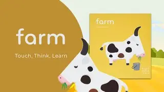 Touch, Think, Learn 🐄 Farm | Огляд книги 📚 книга для малышей, интерактивная книга