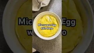 Microwave egg with mayo (the Chef Jos&eacute; Andr&eacute;s omelette) #easyrecipe