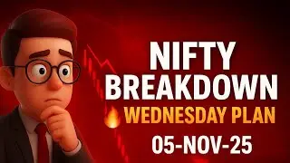 NIFTY Breakdown Confirmed 🔥 Wednesday Big Move Price Action Plan | LevelWalaTrader
