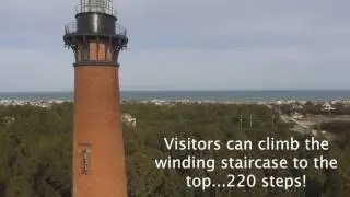 Currituck Beach Lighthouse from Drone