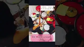 #28 From &ldquo;100 #EricMoore Concepts book&rdquo; #drumnet #drummer #drumfill #drumming #drumchops #drumlesson