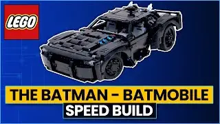 LEGO Technic 42127 The Batman: Batmobile - LEGO Speed Build - Lego Lady 2022