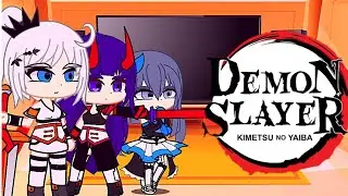 🇧🇷🇺🇸Honkai impact character reacting to demon slayer (Part 1/3)