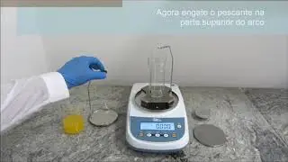 Como medir a densidade de um líquido usando a função 