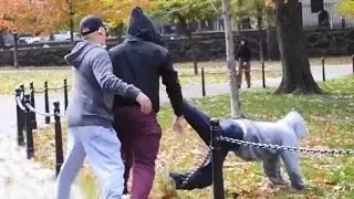 Abusing The Homeless (Homeless Gets Burned Alive) (Social Experiment)