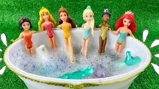 Disney Princess Doll Makeover ~ DIY Miniature Ideas for Barbie - Wig, Dress, Faceup, andMore! DIY