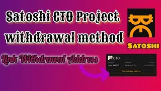 How to Link CTO Token Withdrawal Address in Satoshi || CTO airdrop withdrawal method || CTO Project