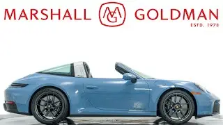 2026 Porsche 911 3 GTS Targa in Aetna Blue over Dark Night Blue and Chalk leather interior for sale