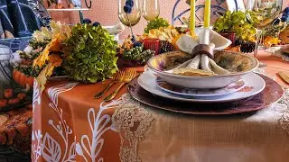 Create Thanksgiving Tablescape Part  II Decorate With Me 2025