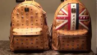 MCM Stark Comparison Limited Edition (RARE Olympics) vs Older version Stud Backpack Cognac Leather