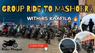 First Group Ride With RS Kaafila | Night Ride to Mashobra | 470 KM | Rider Phogat 🏍️🔥