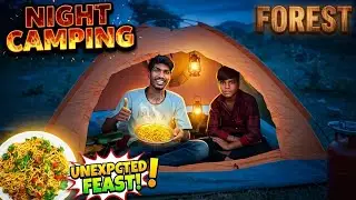 Overnight Survival Challenge |  Group camping in forest with my brother | camping in India |