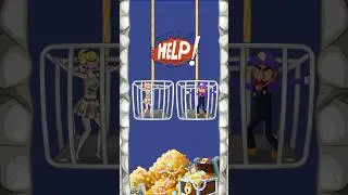 Greed or Freedom? Princess Peach & Waluigi in a Treasure Trap! #mario
