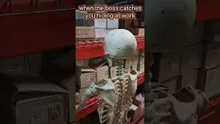 when the boss catches you hiding at work. #youtubeshorts #youtube #funny #jokes