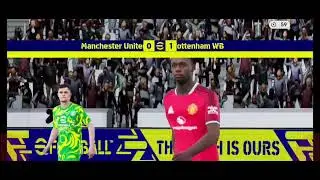 Manchester United 0-3 Tottenham| English Clubs efootball mobile 2026 Highlights