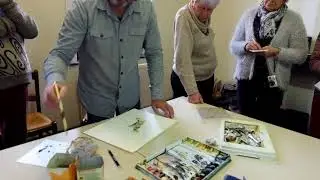 Démo aquarelle 1e partie Yves Fagniart