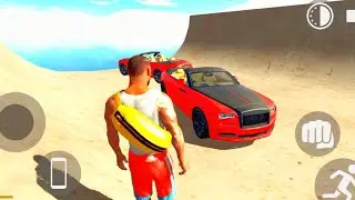 DRIVING ROLLS ROYALE ON MEGA RAMP