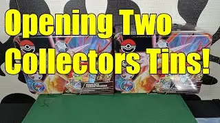Unboxing These Autumn/Fall 2023 Collectors Tins - Illustration Rare Hunting! - Pokemon Pack Opening