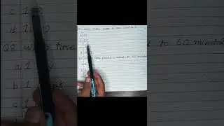 Time quiz A.R. Classes 