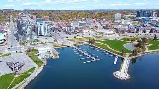 BARRIE Ontario and Lake Simcoe Drone footage DJI Mini 2 4K