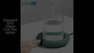 New Coffee Mug Warmer Electric Heating Coaster for Home Office 3 Temperatures Adjustable Tea Cup War