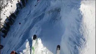 Snowbird Upper Cirque/Great Scott (STEEP) 4k 60fps
