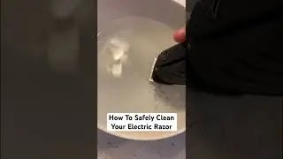 How To Safely Clean Your Electric Razor #Shorts