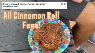 Review of Mickey Cinnamon Roll at Westward Ho in Magic Kingdom