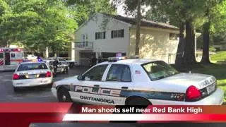 Man shoots himself outside Red Bank High School
