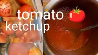 tomato ketchup recipe delicious 😋 home made #tomato #ketchup #recipe #rasoi 