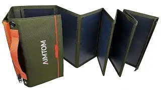 AIMTOM Portable Solar Charger &ndash; 60W Foldable Solar Panel
