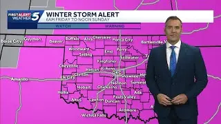 FORECAST: Arctic blast is here, and snow and ice will hit Oklahoma later