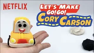 Learn to Make Cory & Chrissy Carson Out of Clay! 🚗 Go! Go! Cory Carson | Netflix Jr