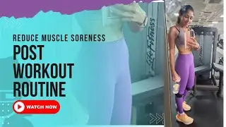 POST Work out routine is key to minimising DOMS Delayed-onset muscle soreness #doctorv #skincare